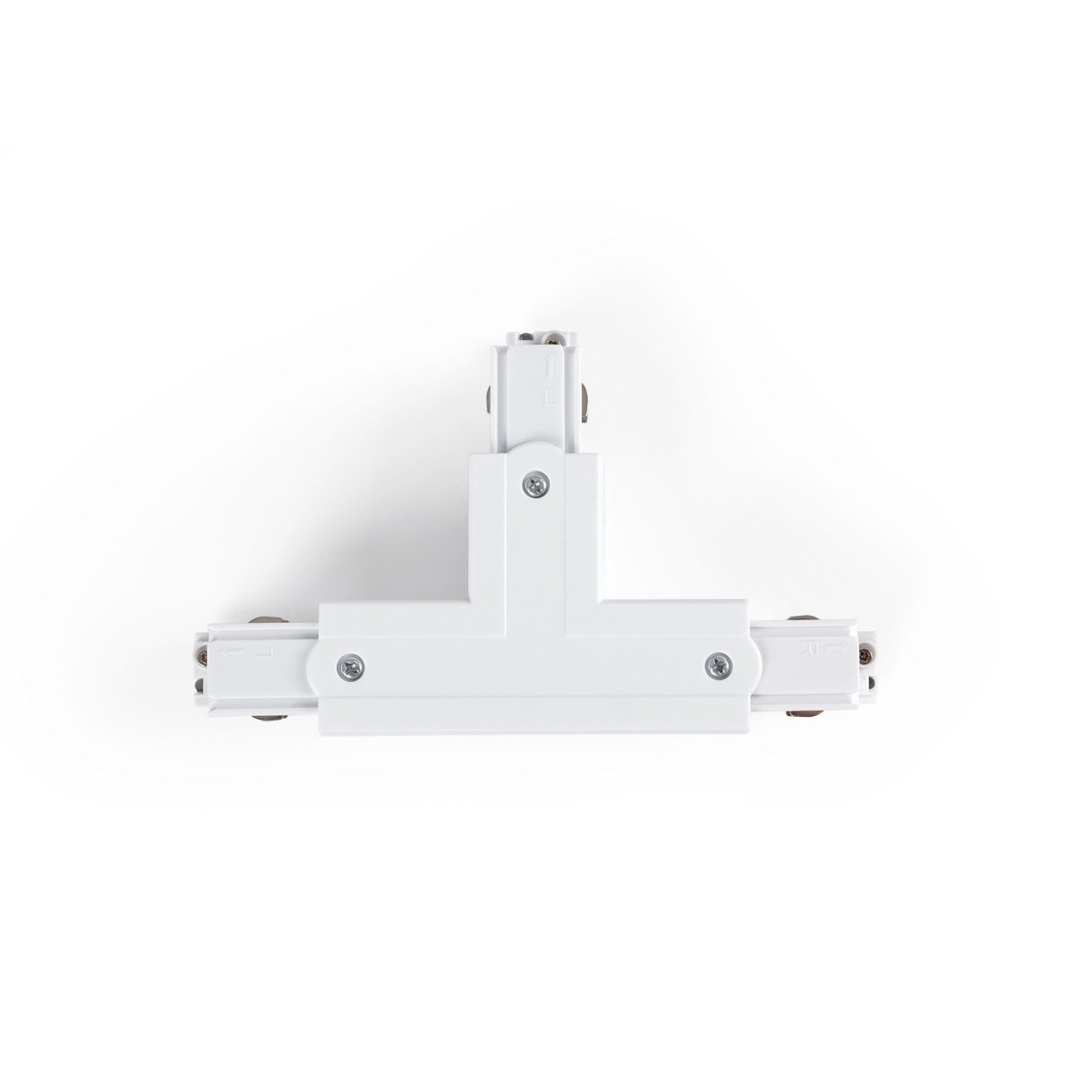 Unión rígida en T para carril trifásico superficie - GEN2 - IZQUIERDA - Barcelona Led-Accesorios
