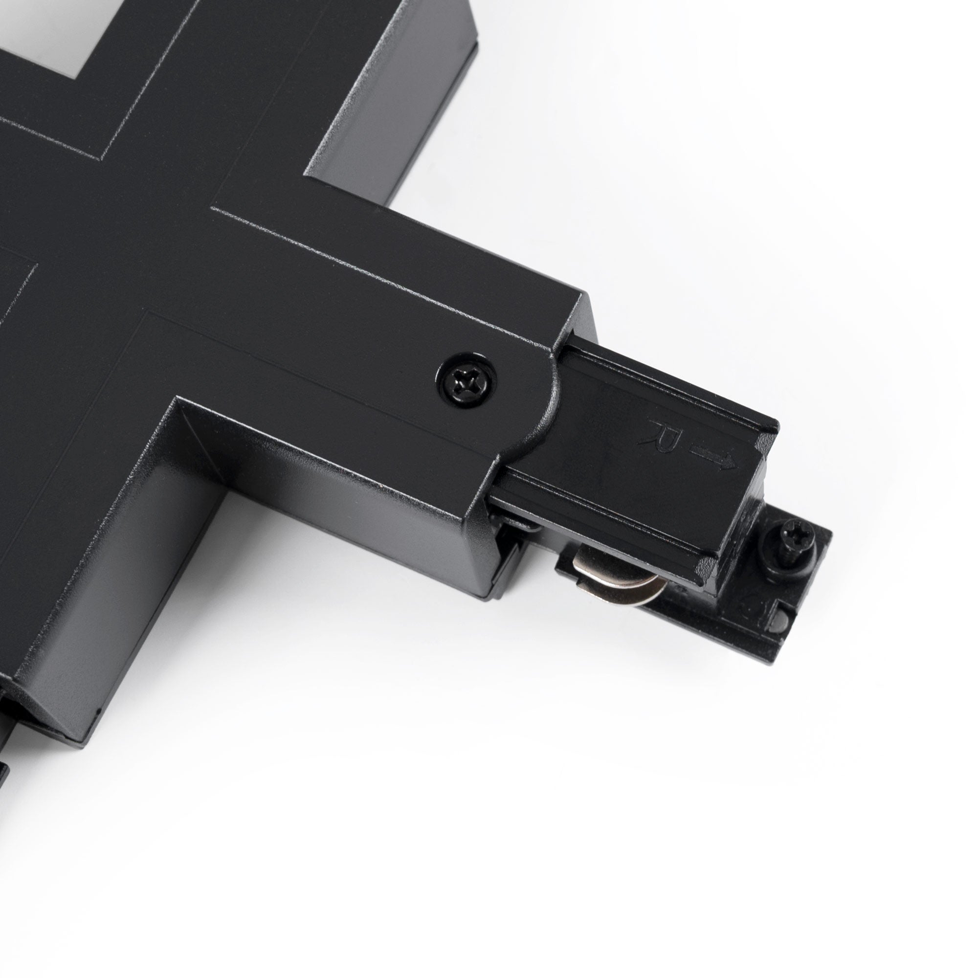 Unión rígida en X para carril trifásico de superficie - GEN2 (2)