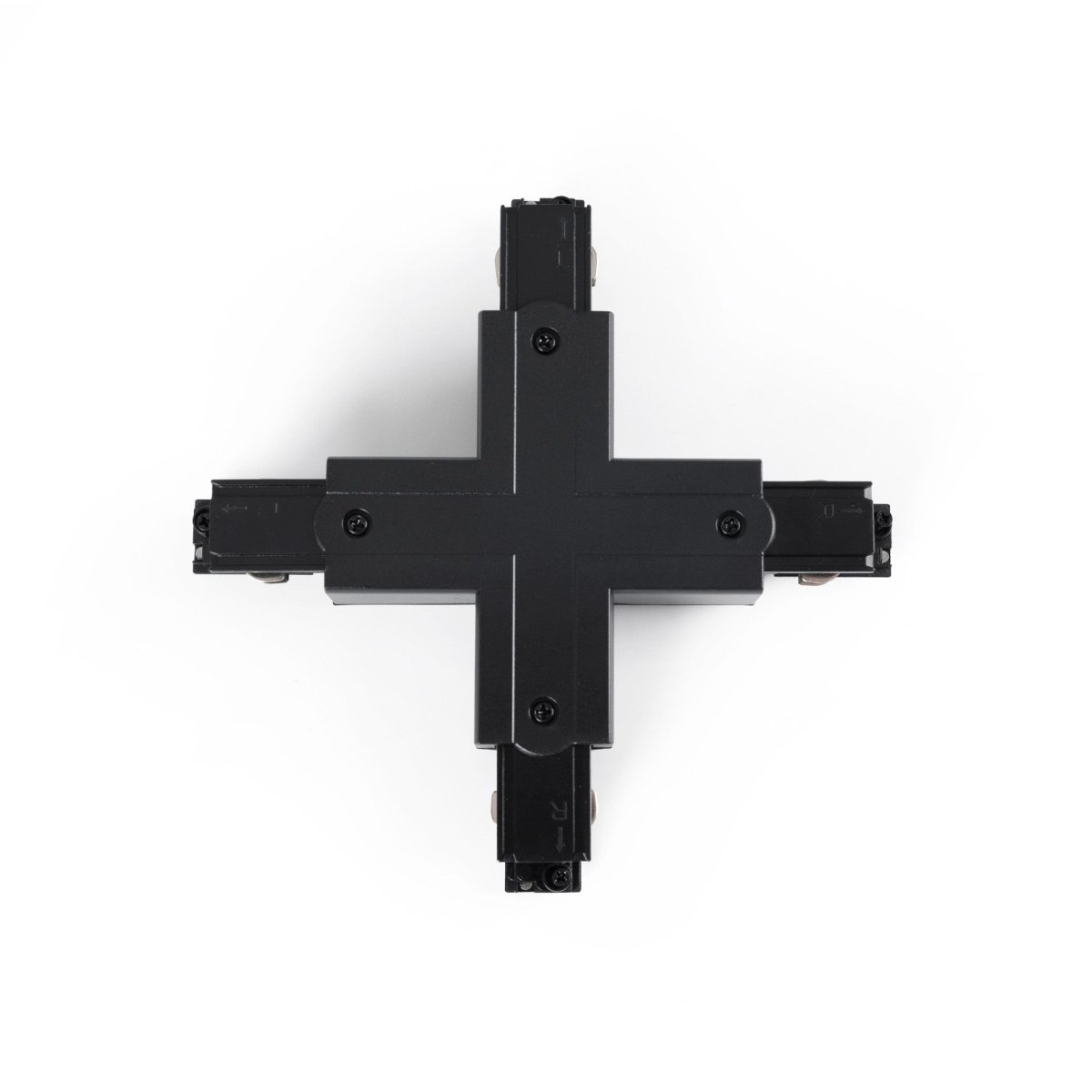 Unión rígida en X para carril trifásico de superficie - GEN2 - Barcelona Led-Accesorios