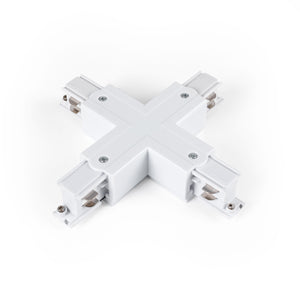 Unión rígida en X para carril trifásico de superficie - GEN2 (1)