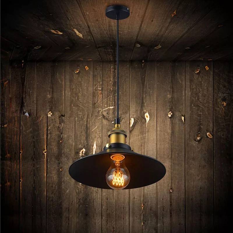 Lámpara colgante Retro "CLOCK WORK" con casquillo E27 60W (8)