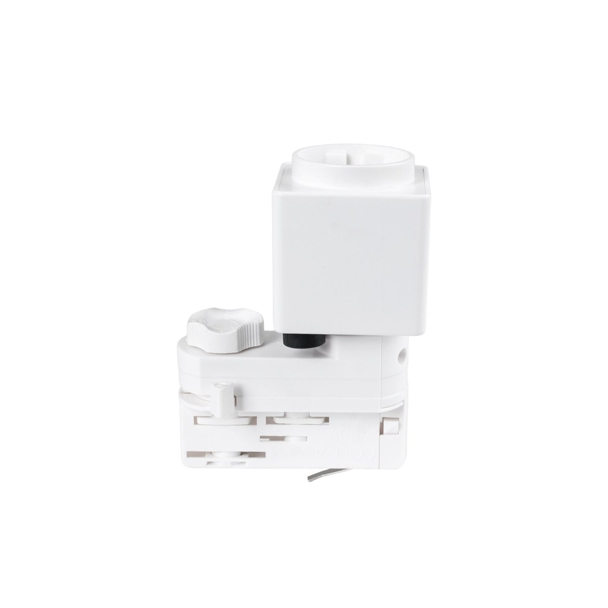 Adaptador SCHUKO para luminarias LED en carril trifásico - Barcelona Led-Accesorios