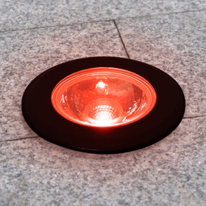 Foco LED empotrable en suelo - RGB - 12W - IP67 - 12VDC