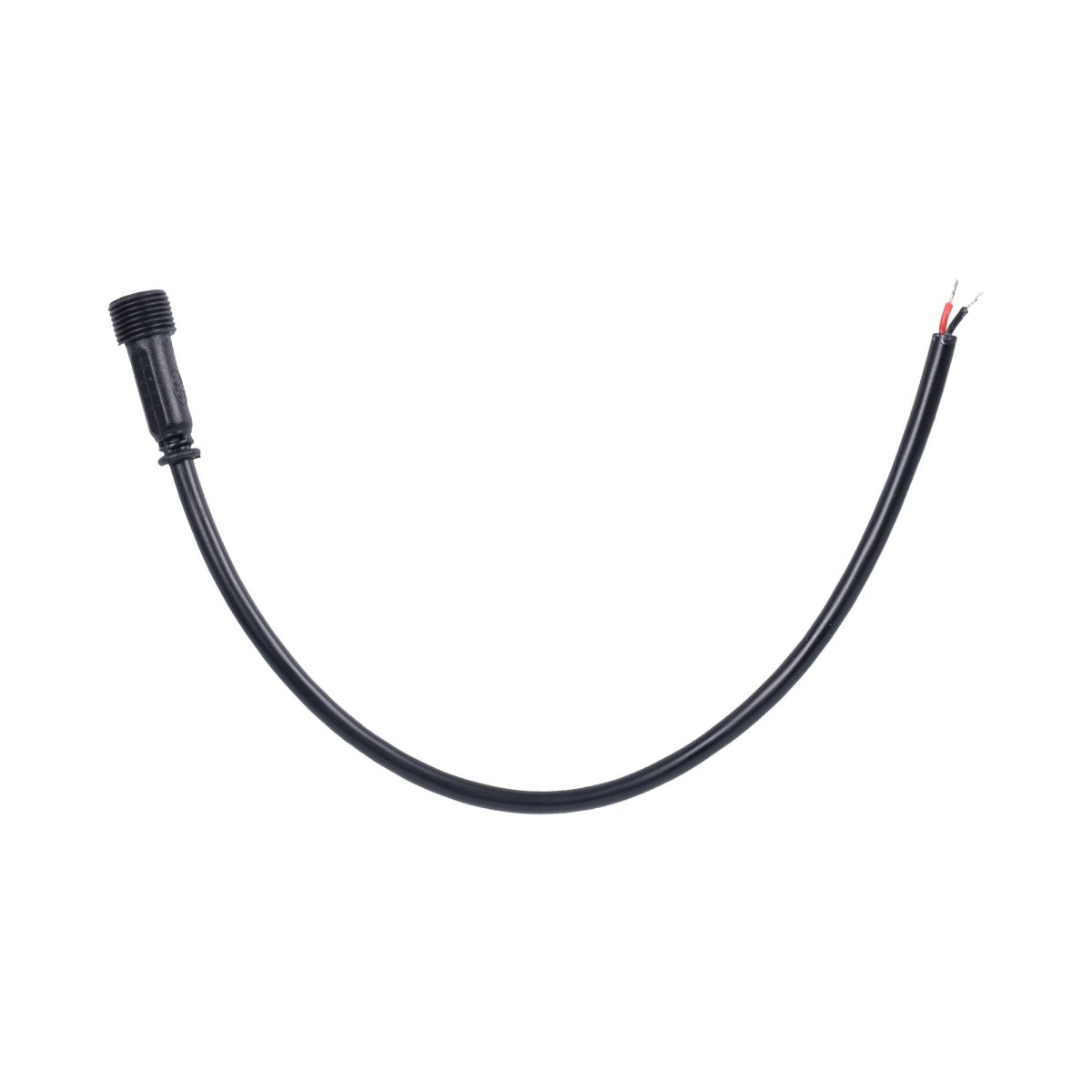 Conector estanco hembra para balizas monocolor - 2 pines - 20 cm - Barcelona Led-Accesorios