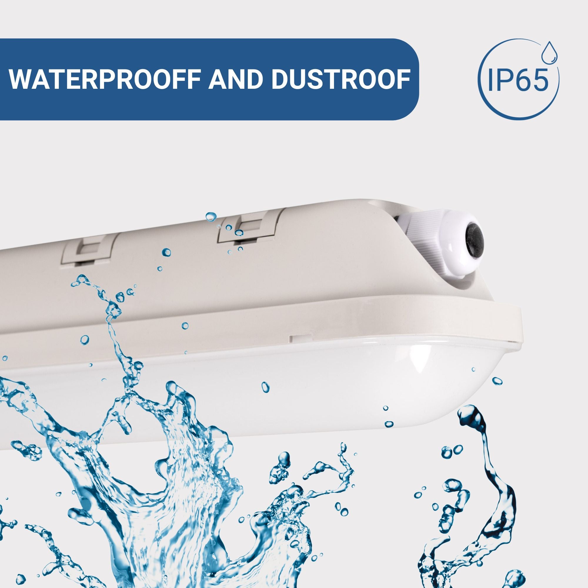 Pantalla estanca LED enlazable - 48W - 150cm - 6500K (1)