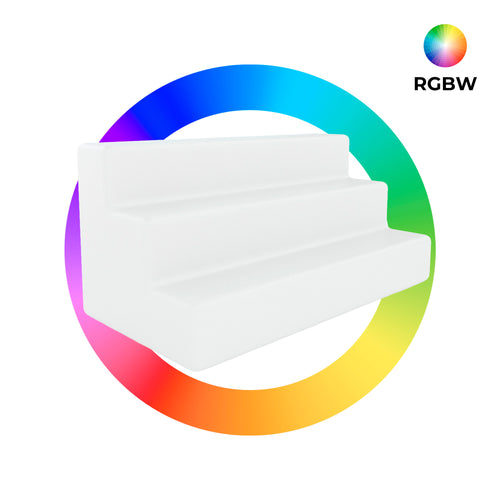Expositor luminoso LED RGBW - 12W - Recargable - IP65