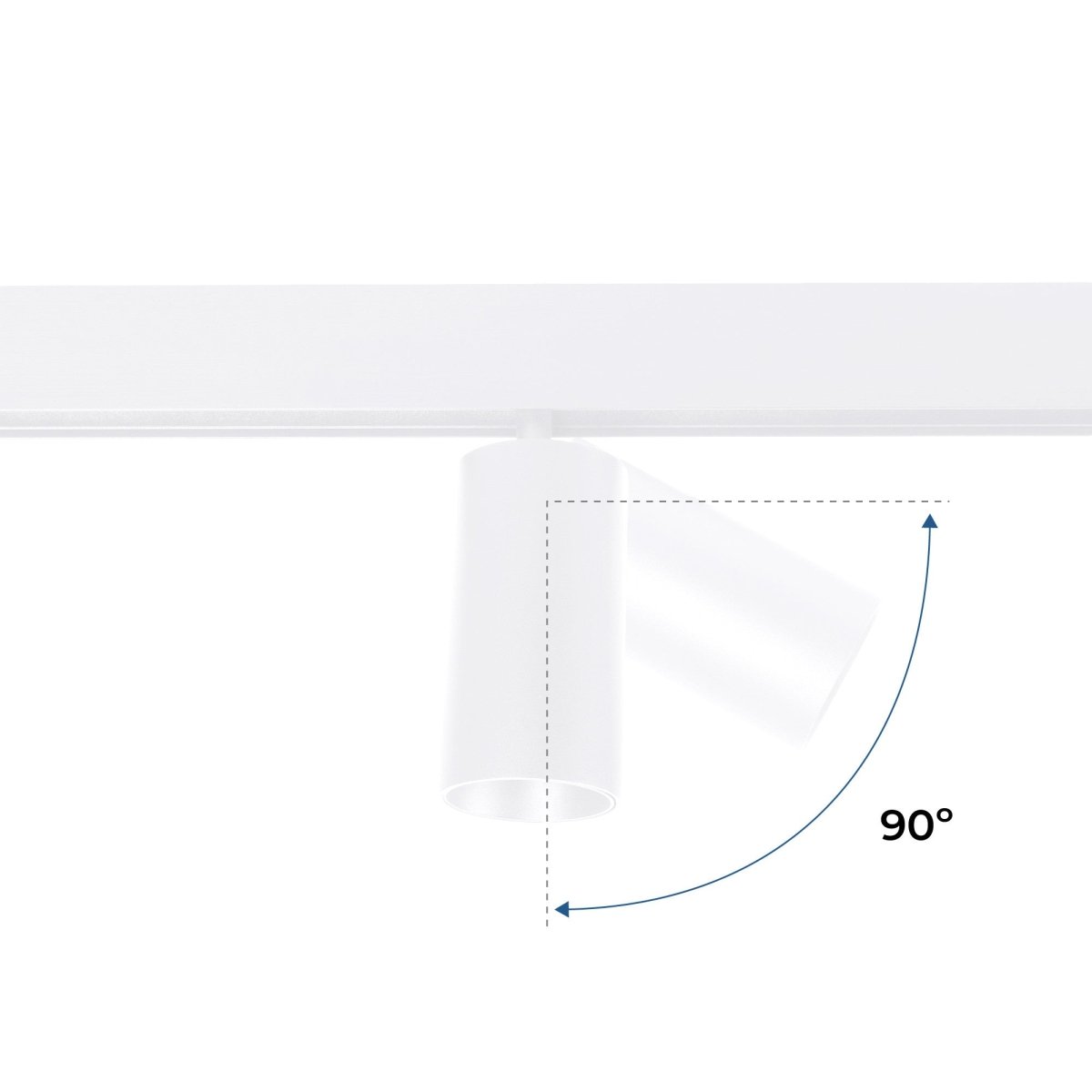 Foco LED para carril magnético 48V - 20W - DALI-2 regulable - Barcelona Led-