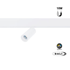 Foco LED para carril magnético 48V - 10W - DALI-2 regulable - Negro (32)
