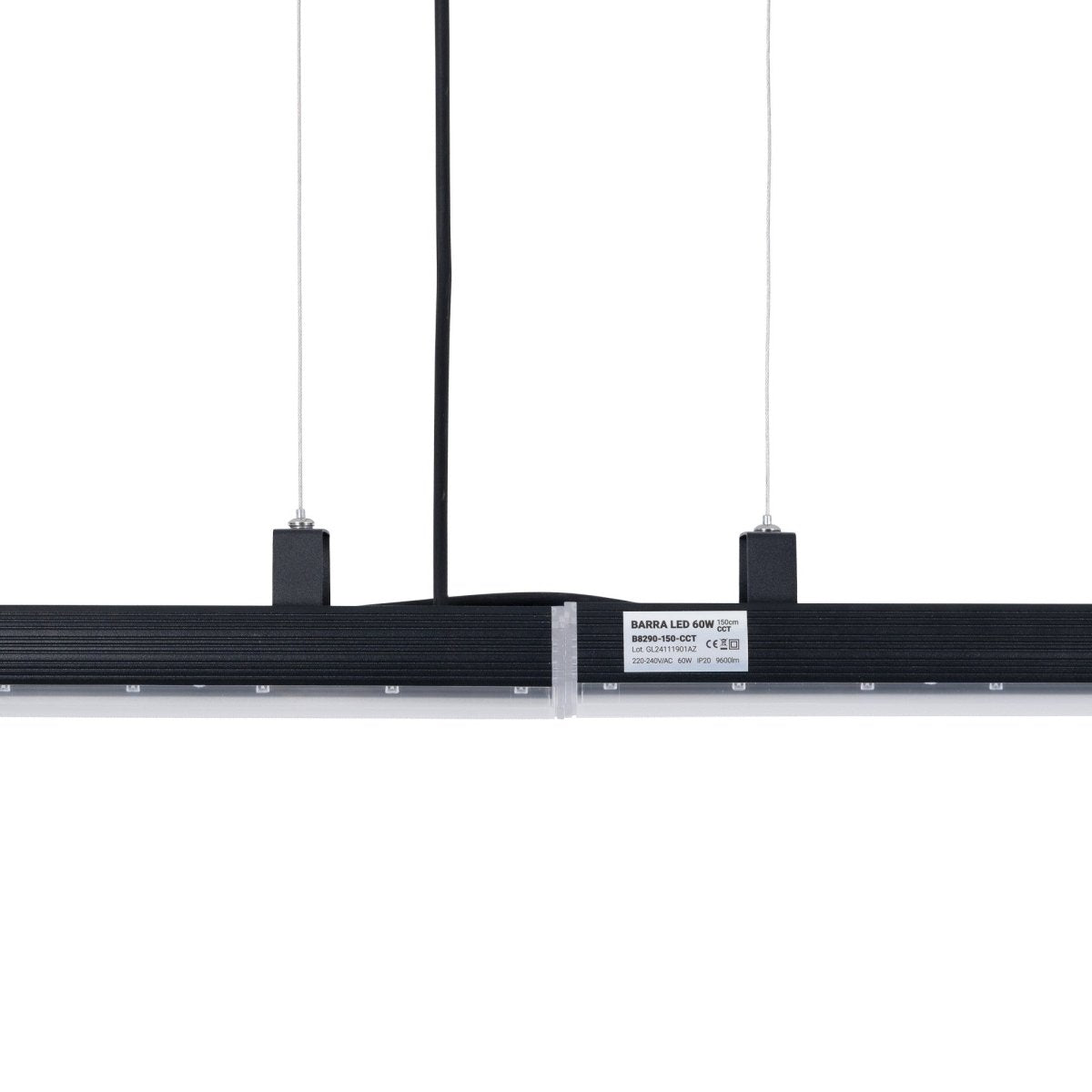 Barra lineal LED de alta potencia - 60W - 150cm - Enlazable - IP20 - Barcelona Led-Iluminación