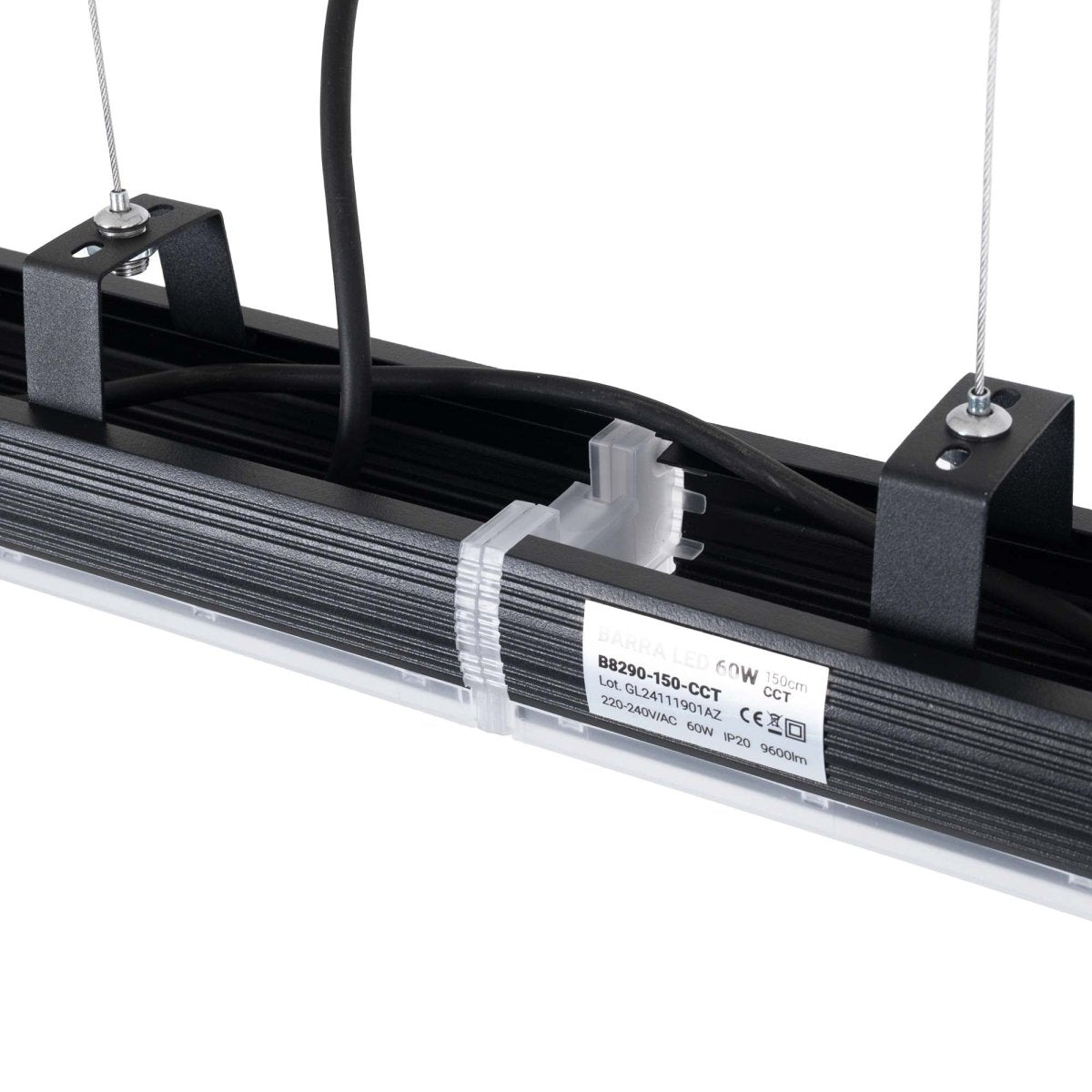 Barra lineal LED de alta potencia - 60W - 150cm - Enlazable - IP20 - Barcelona Led-Iluminación