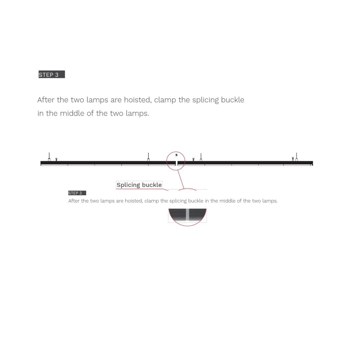 Barra lineal LED de alta potencia - 60W - 150cm - Enlazable - IP20 - Barcelona Led-Iluminación