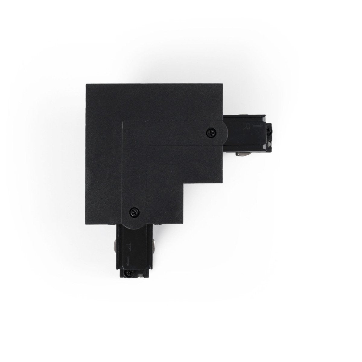 Unión rígida en L para carril trifásico empotrable - GEN2 - 90º - DERECHA - Barcelona Led-Accesorios