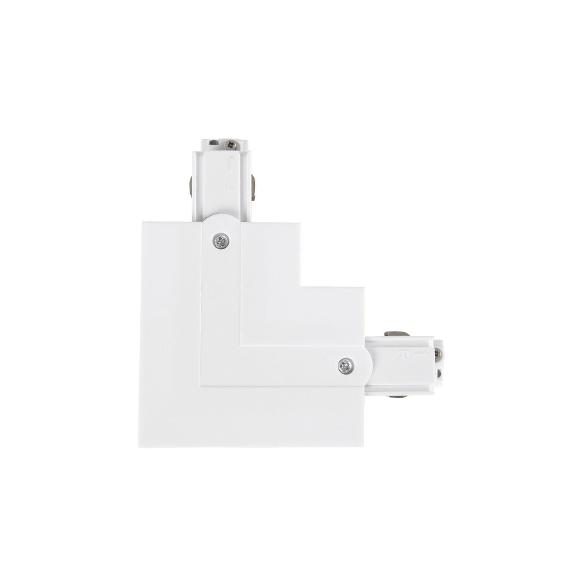 Unión rígida en L para carril trifásico empotrable - GEN2 - 90º - IZQUIERDA - Barcelona Led-Accesorios