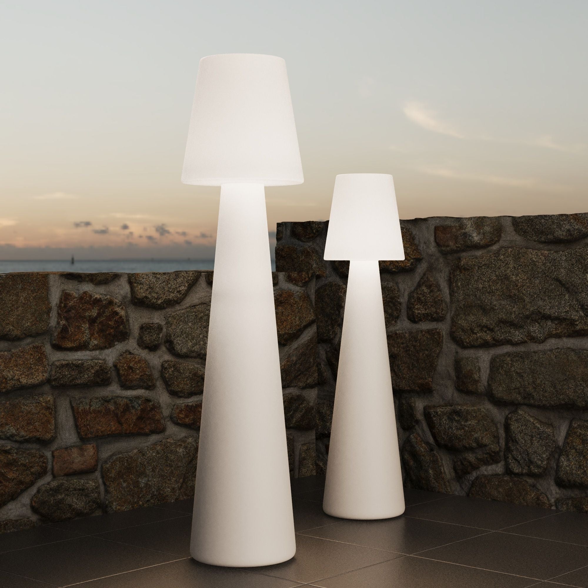 Lámpara de pie LED RGBW - XL - Recargable - 150 cm (2)