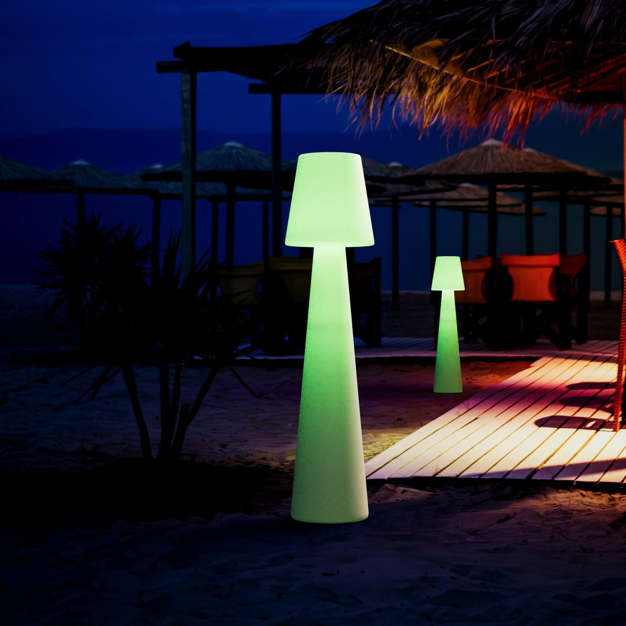 Lámpara de pie LED RGBW - XL - Recargable - 150 cm (5)