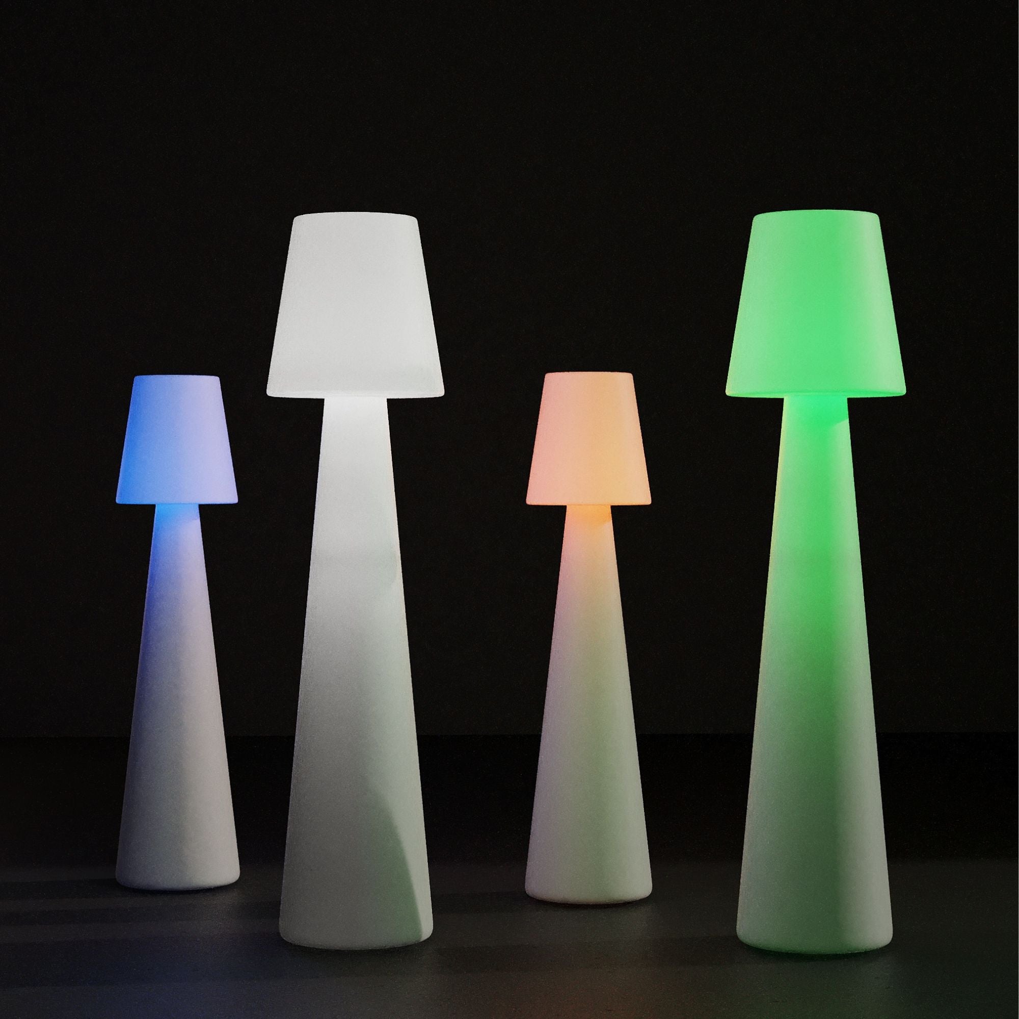 Lámpara de pie LED RGBW - XL - Recargable - 150 cm (6)