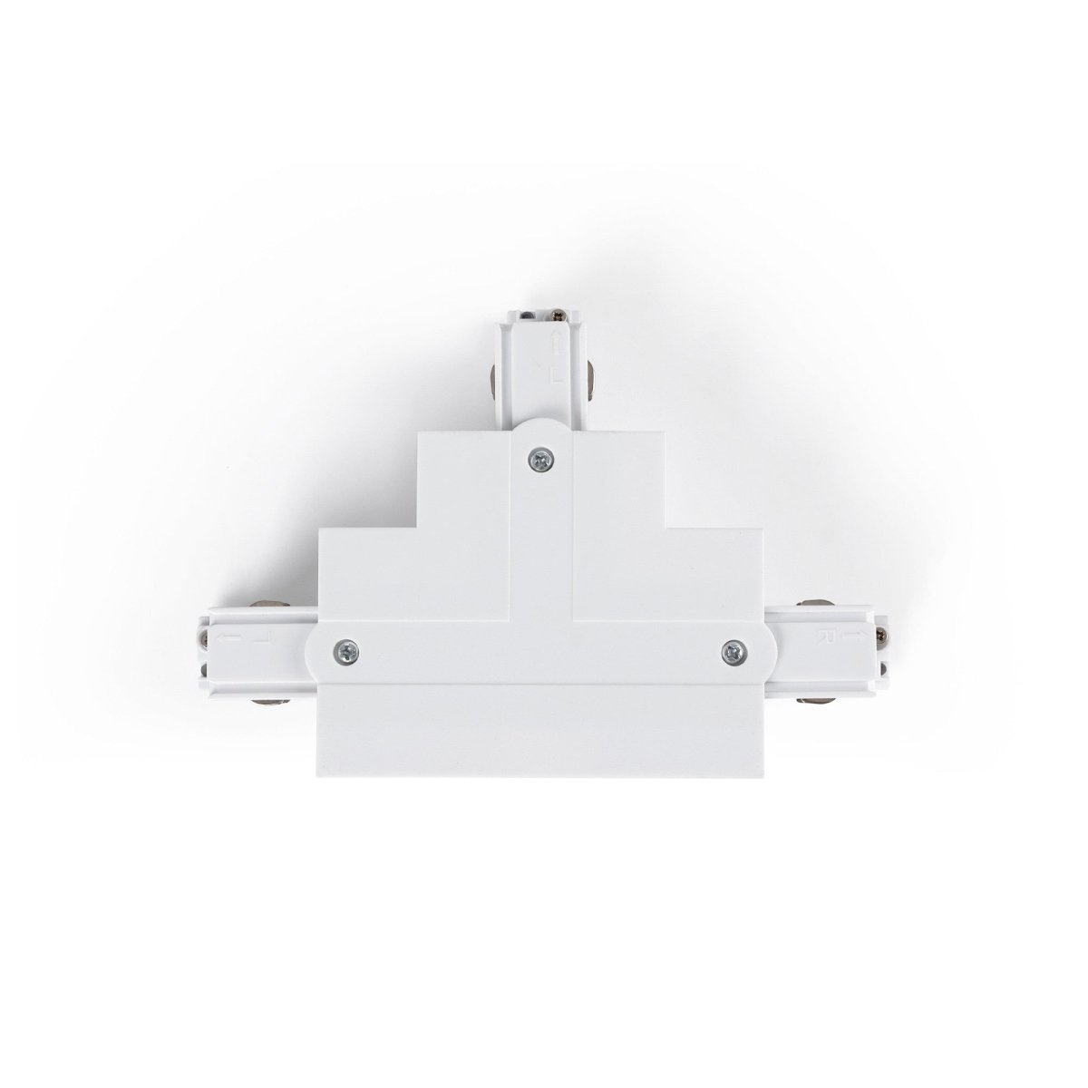Unión rígida en T para carril trifásico empotrable - GEN2 - IZQUIERDA - Barcelona Led-Accesorios