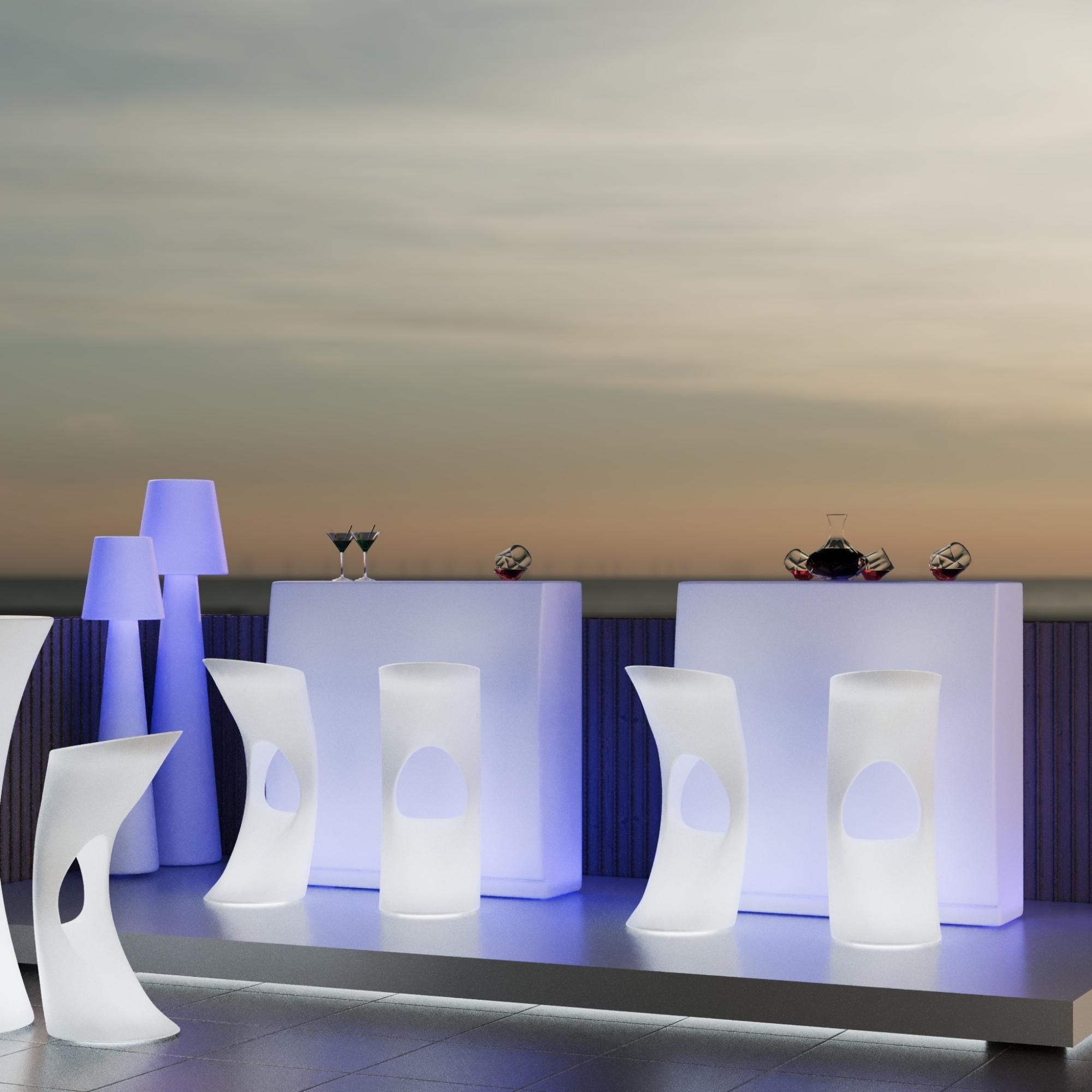 Barra de bar LED RGBW - 2 x 5W - Recargable (14)