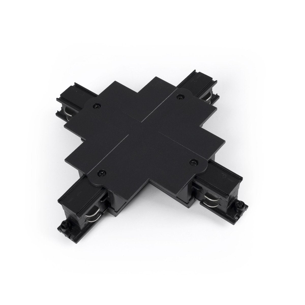 Unión rígida en X para carril trifásico empotrable - GEN2 - Barcelona Led-Accesorios