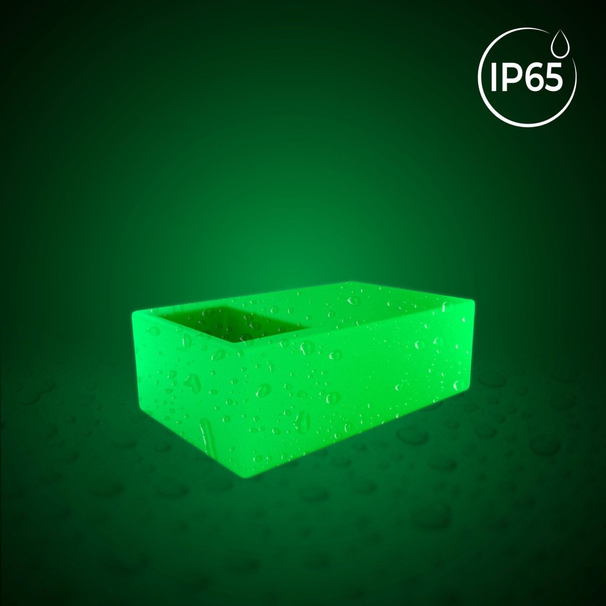 Mesa luminosa LED RGBW con bandeja para hielo  - 24W - Recargable - Barcelona Led-Mobiliario