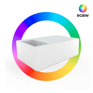 Mesa luminosa LED RGBW con bandeja para hielo  - 24W - Recargable