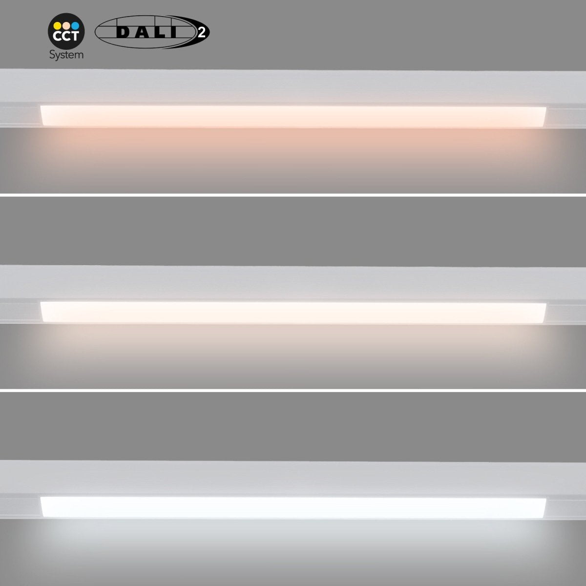 Foco lineal opal carril magnético 48V CCT - 20W - DALI regulable - Barcelona Led-