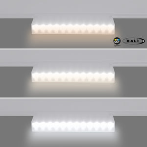 Foco lineal orientable para carril magnético 48V CCT - 12W - DALI regulable - UGR18 (33)