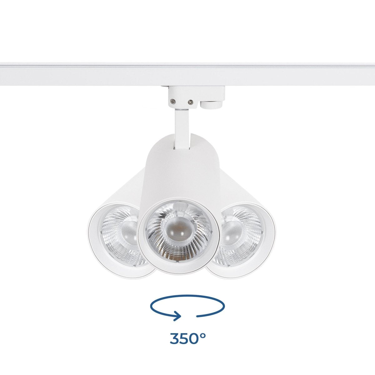 Proyector LED para carril monofásico - 36W - CCT - TRIAC regulable - CRI90 - Barcelona Led-
