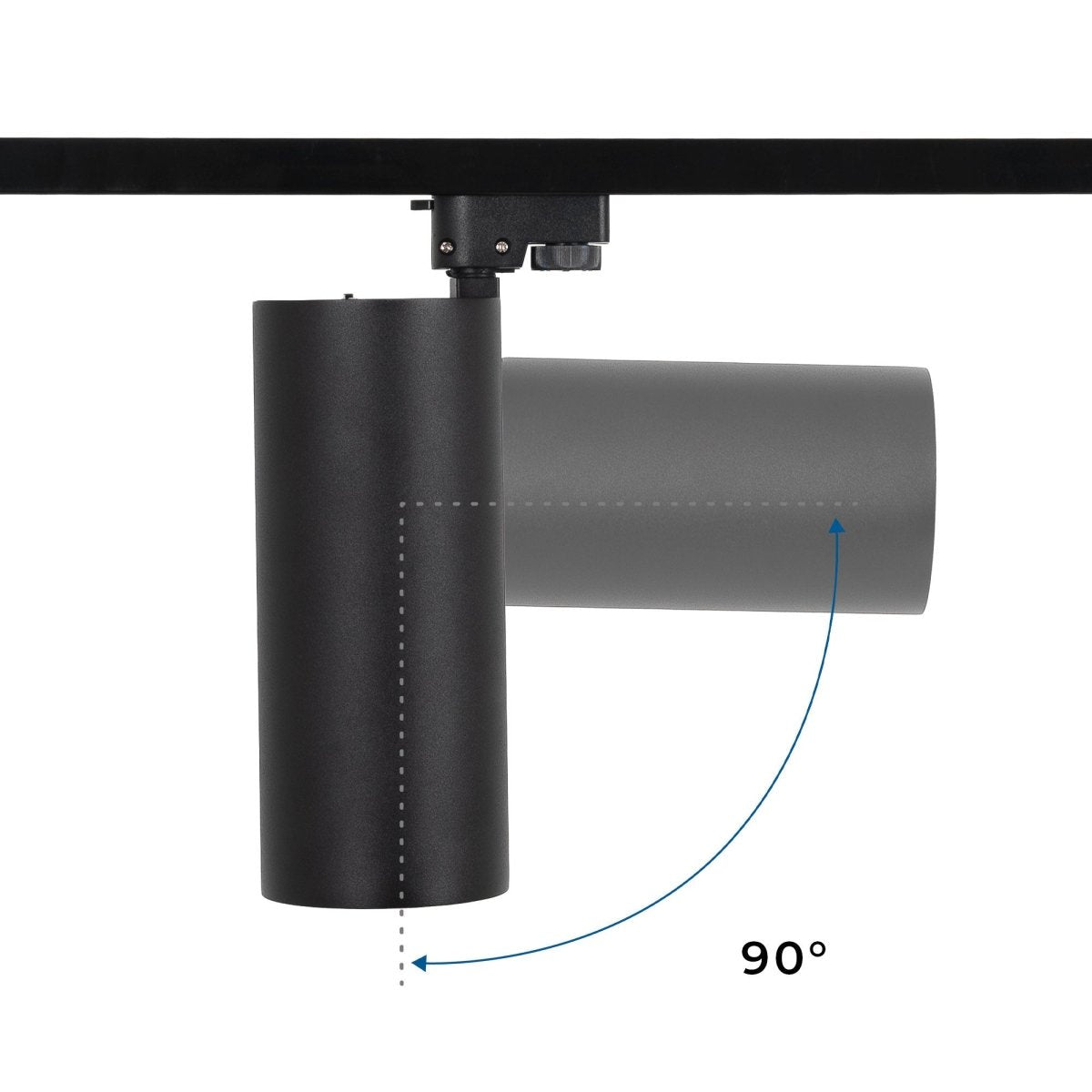Proyector LED para carril monofásico - 36W - CCT - TRIAC regulable - CRI90 - Barcelona Led-