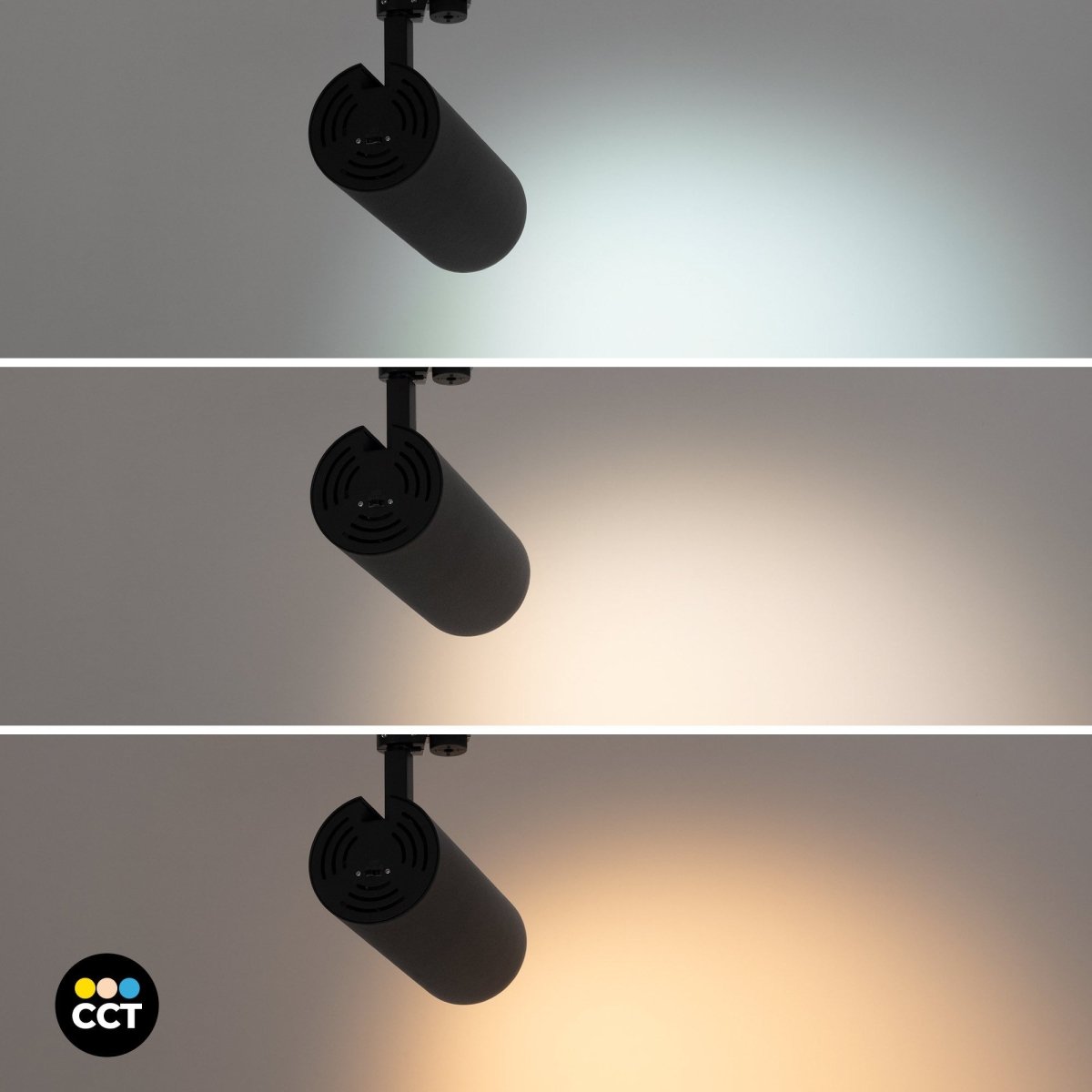 Proyector LED para carril monofásico - 36W - CCT - TRIAC regulable - CRI90 - Barcelona Led-