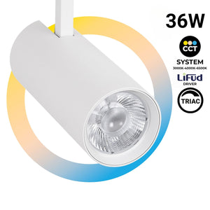Proyector LED para carril monofásico - 36W - CCT - TRIAC regulable - CRI90 (1)