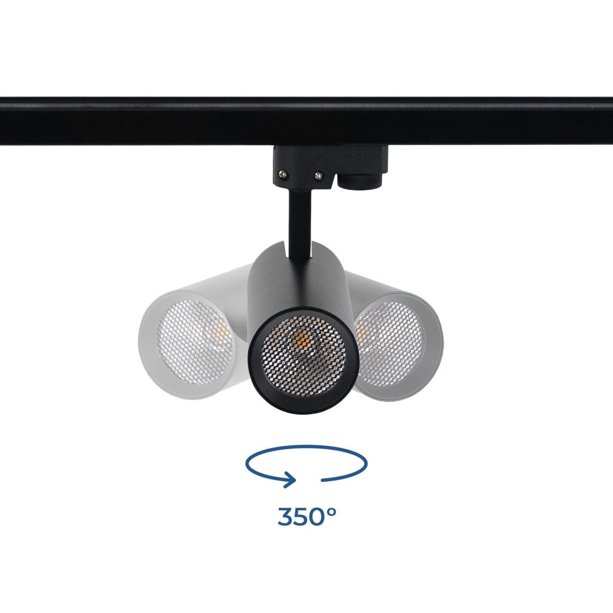 Proyector LED para carril monofásico - CCT - 15W - CRI 90 - Driver KGP - Barcelona Led-