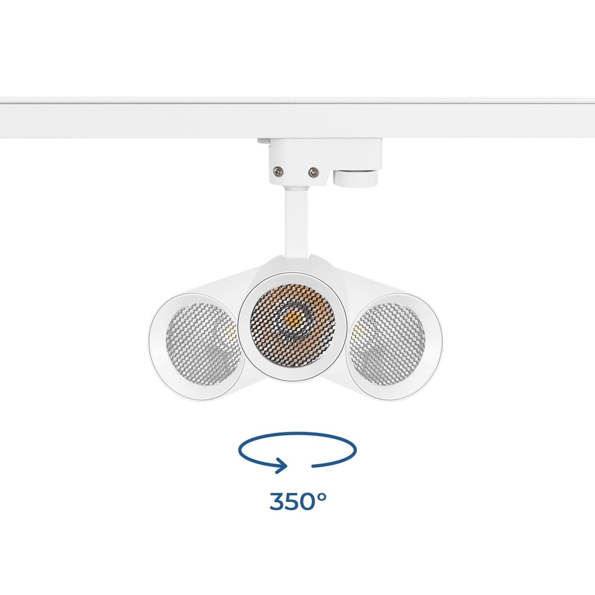 Proyector LED para carril monofásico - CCT - 15W - CRI 90 - Driver KGP - Barcelona Led-