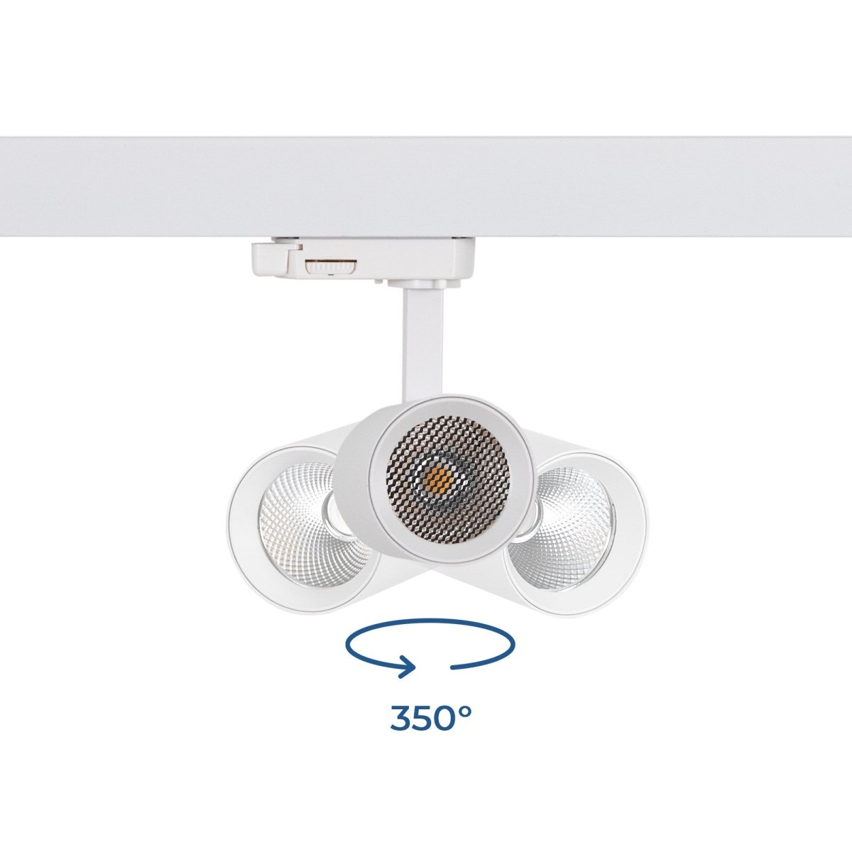 Proyector LED para carril trifásico - 10W - CCT - CRI90 - 860 lm - Barcelona Led-