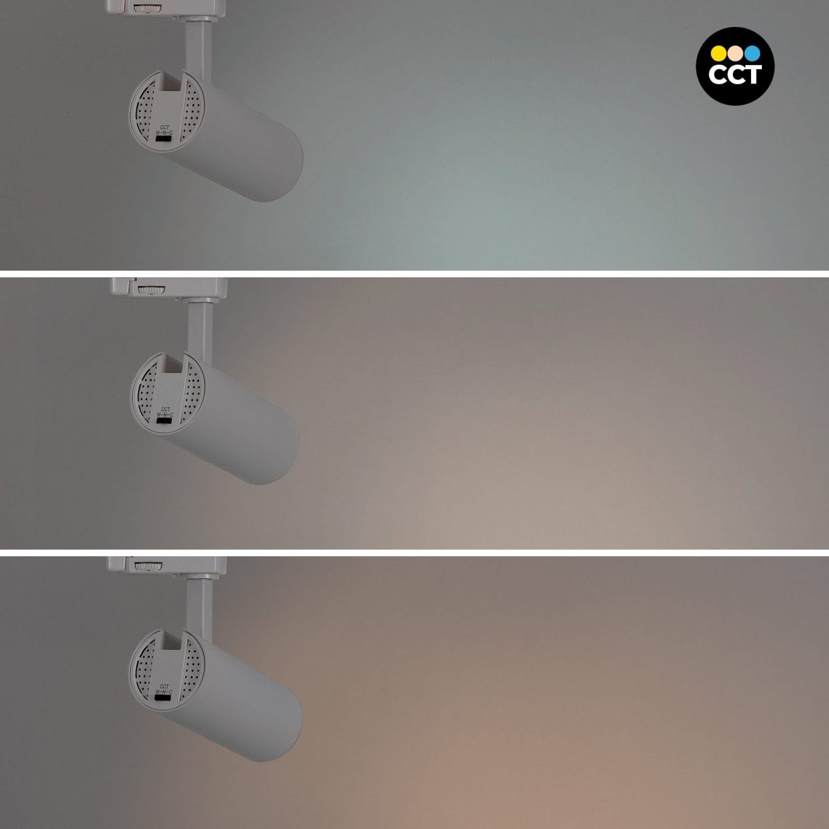 Proyector LED para carril trifásico - 10W - CCT - CRI90 - 860 lm - Barcelona Led-