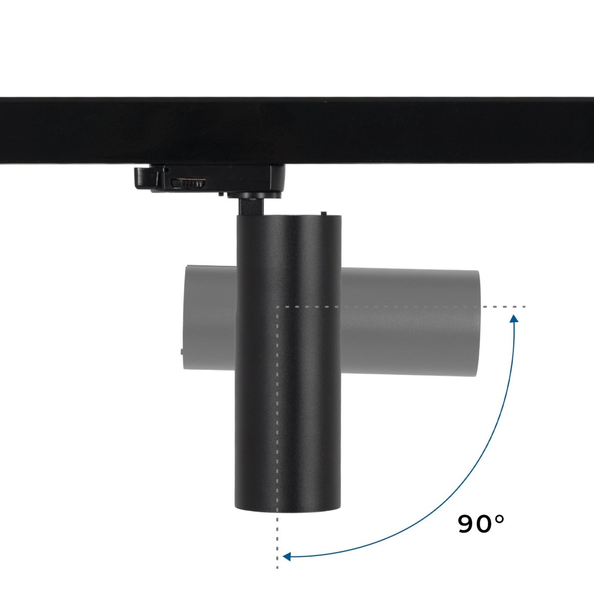 Proyector LED para carril trifásico - 10W - CCT - CRI90 - 860 lm - Barcelona Led-