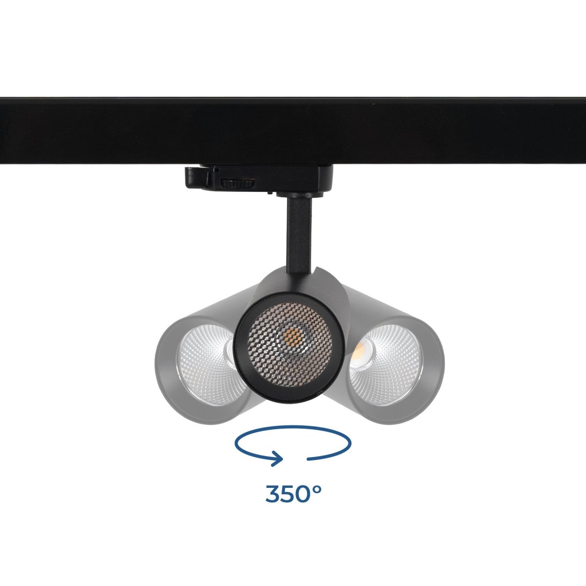 Proyector LED para carril trifásico - 10W - CCT - CRI90 - 860 lm - Barcelona Led-