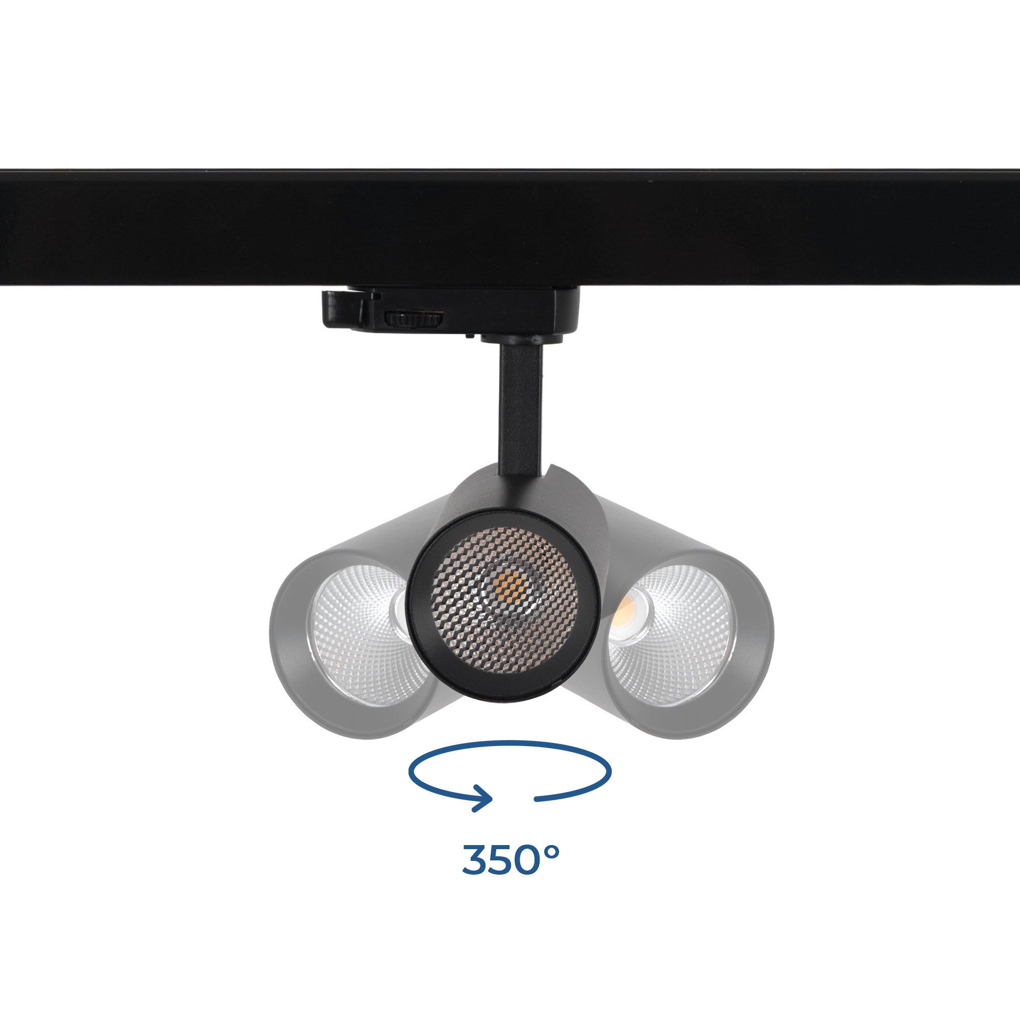 Proyector LED para carril trifásico - 10W - CCT - CRI90 - 860 lm (40)