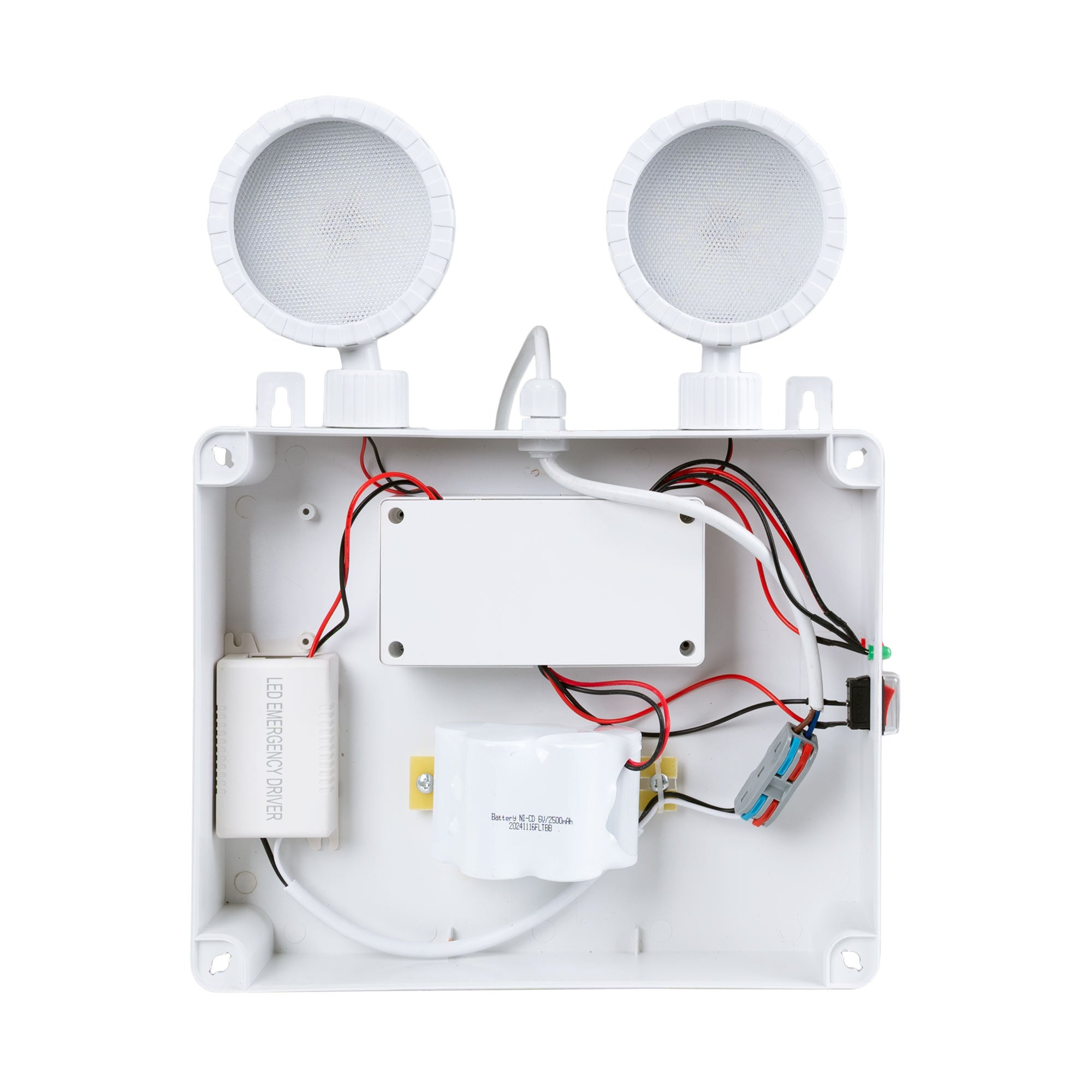 Luz de emergencia LED industrial - 2 x 8W - IP65 (4)