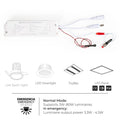 Driver LED per emergenza - Uscita 3,3/4,5W - 3h di autonomia - Luce 3-80W 2