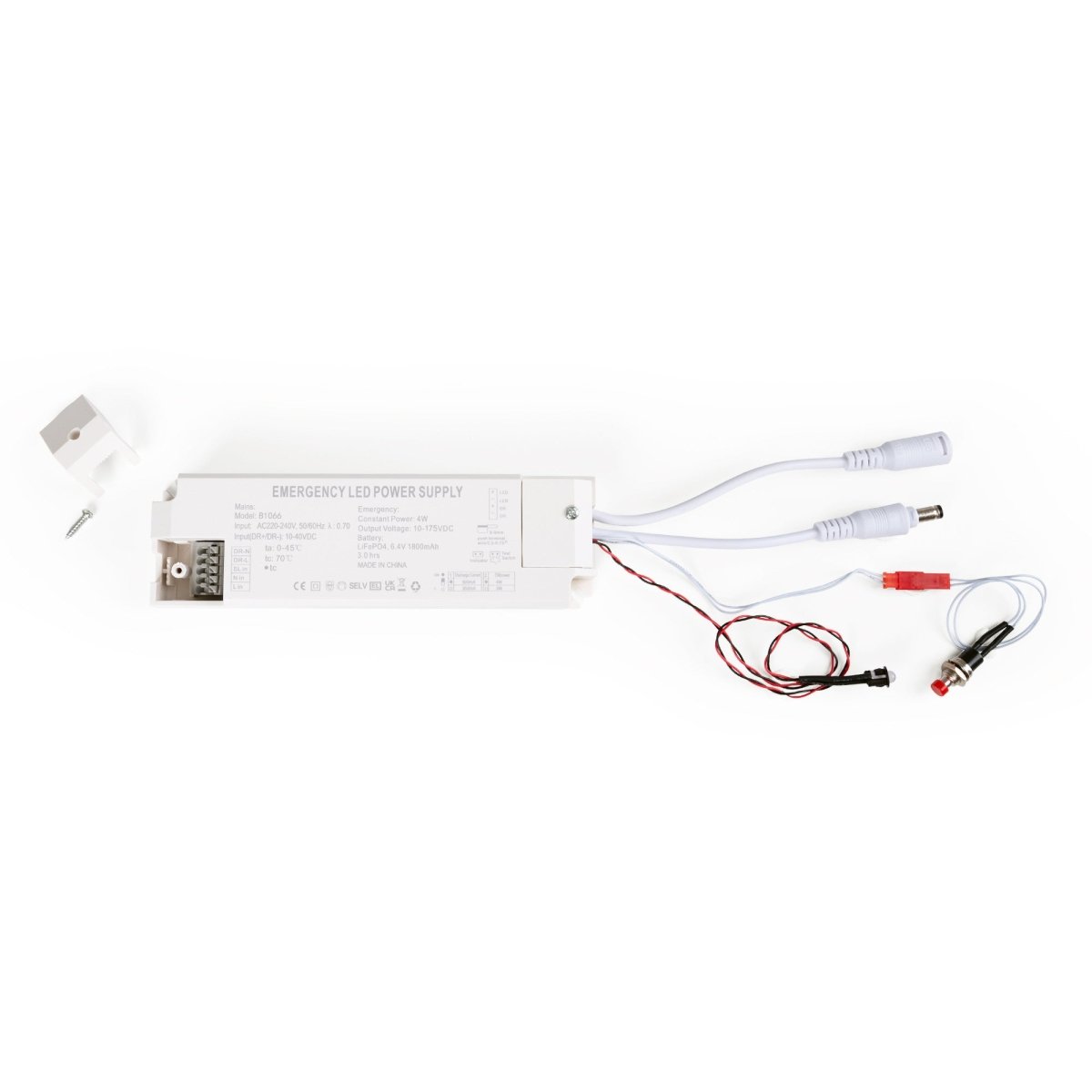 Driver LED para emergencia - Salida 3,3/4,5W - 3h autonomía - Luz 3-80W - Barcelona Led-