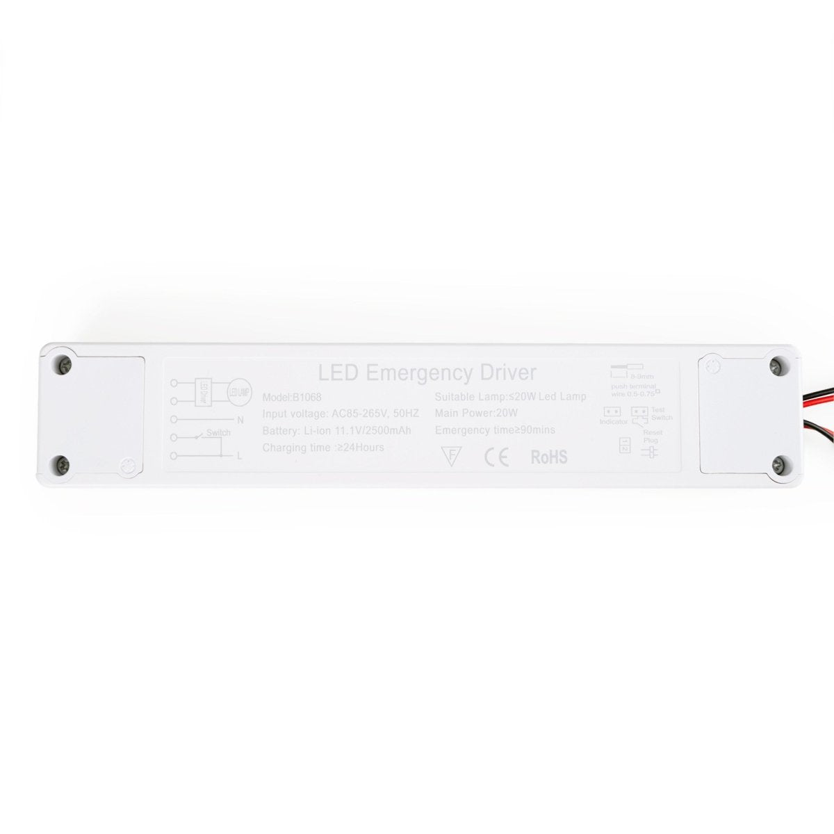 Driver LED para emergencia - Salida 3-20W - 2h autonomía - Luz 3-20W - Barcelona Led-