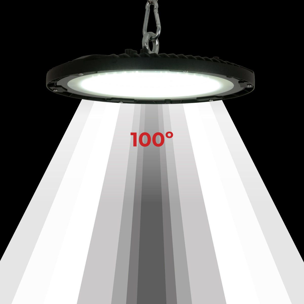 Campana LED industrial - 200W - IP65 - 110lm/W - 5 años de garantía (9)