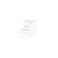 End cap for surface-mounted three-phase track - Compatible with DALI 3