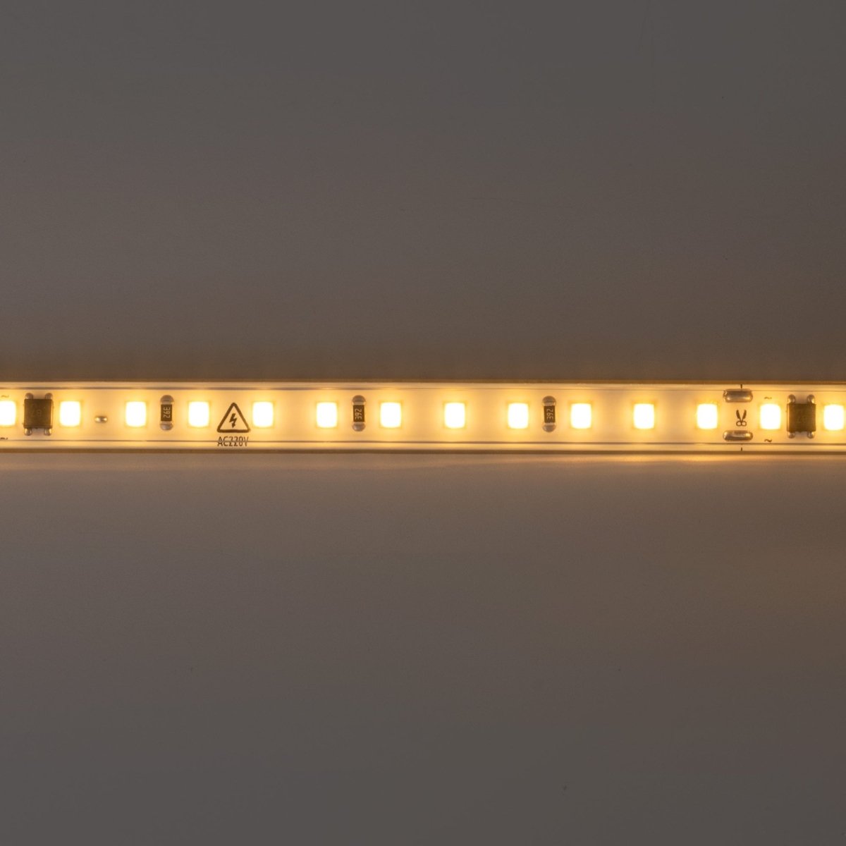 Tira LED 220V AC - Monocolor - 8W/m - 10mm - IP65 - 50 metros - 120ch/m - Barcelona Led-