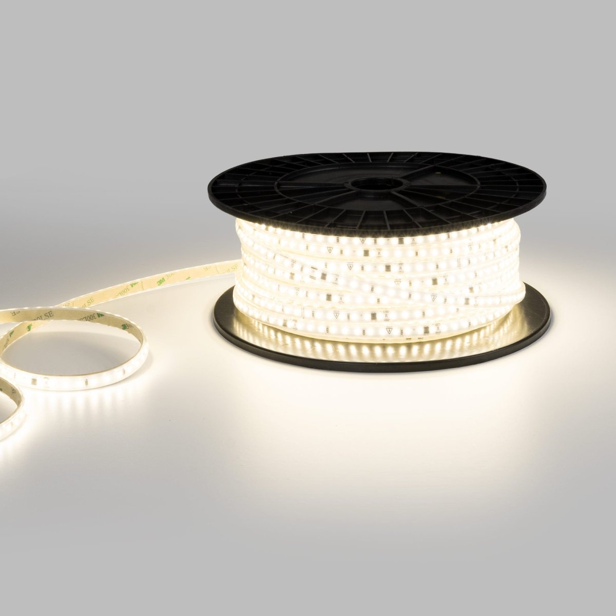 Tira LED 220V AC - Monocolor - 8W/m - 10mm - IP65 - 50 metros - 120ch/m - Barcelona Led-