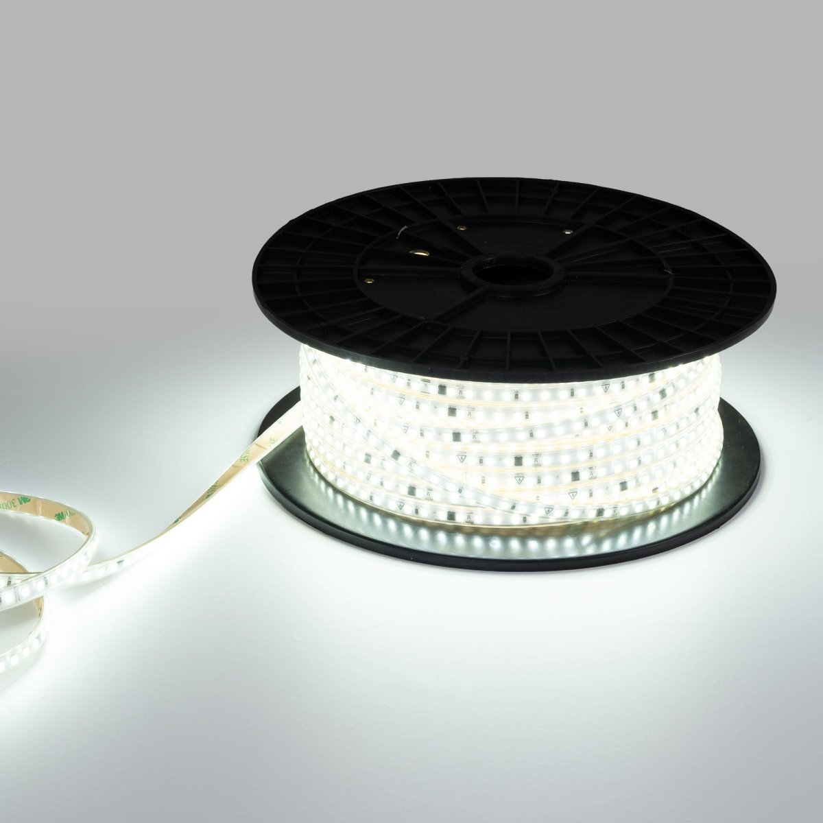 Tira LED 220V AC - Monocolor - 8W/m - 10mm - IP65 - 50 metros - 120ch/m - Barcelona Led-