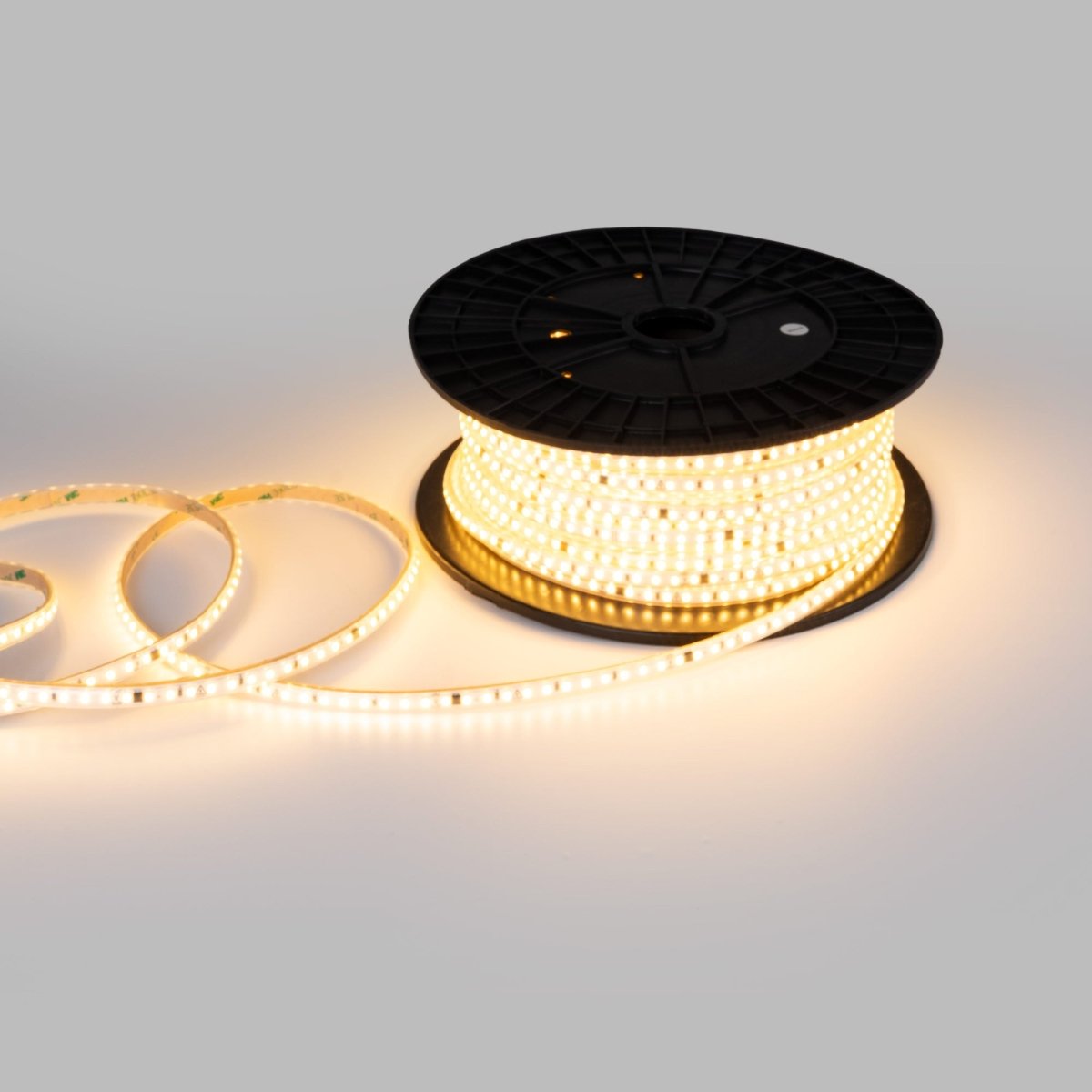 Tira LED 220V AC - Monocolor - 8W/m - 10mm - IP65 - 50 metros - 120ch/m - Barcelona Led-