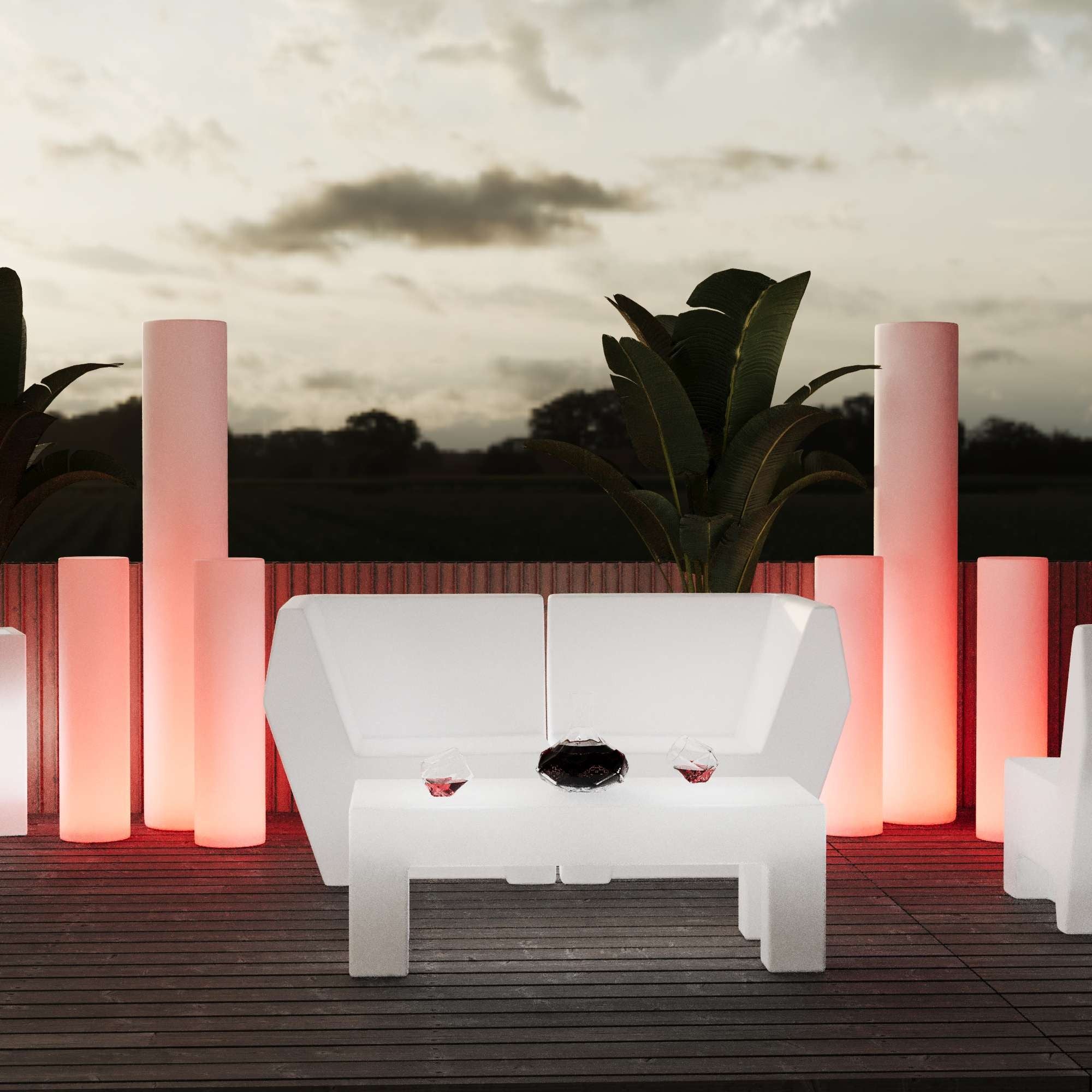 Tubo luminoso LED RGBW - XL - 5W - Recargable (2)