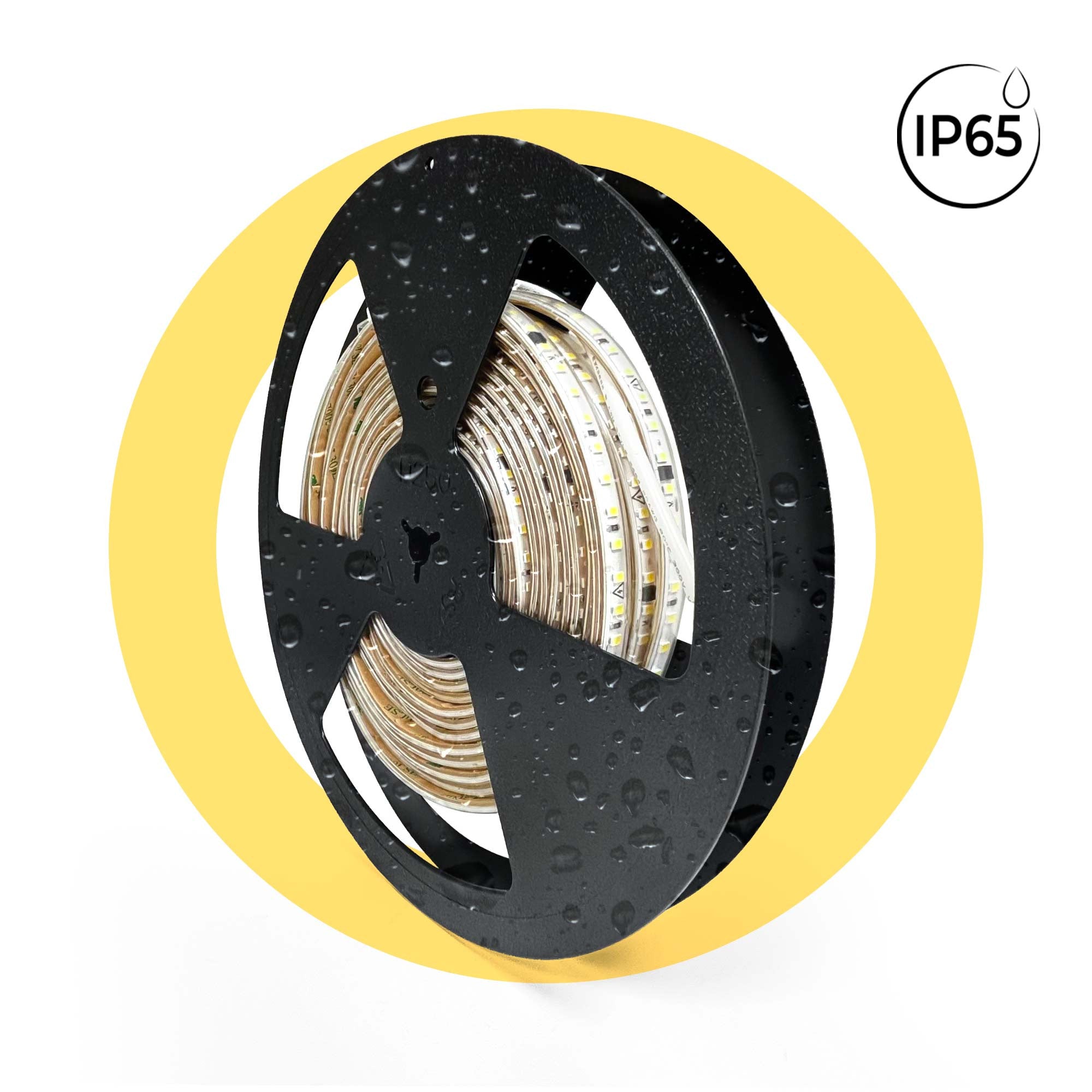 Tira LED 220V AC - Monocolor - 8W/m - 10mm - IP65 - 10 metros - 120ch/m (3)